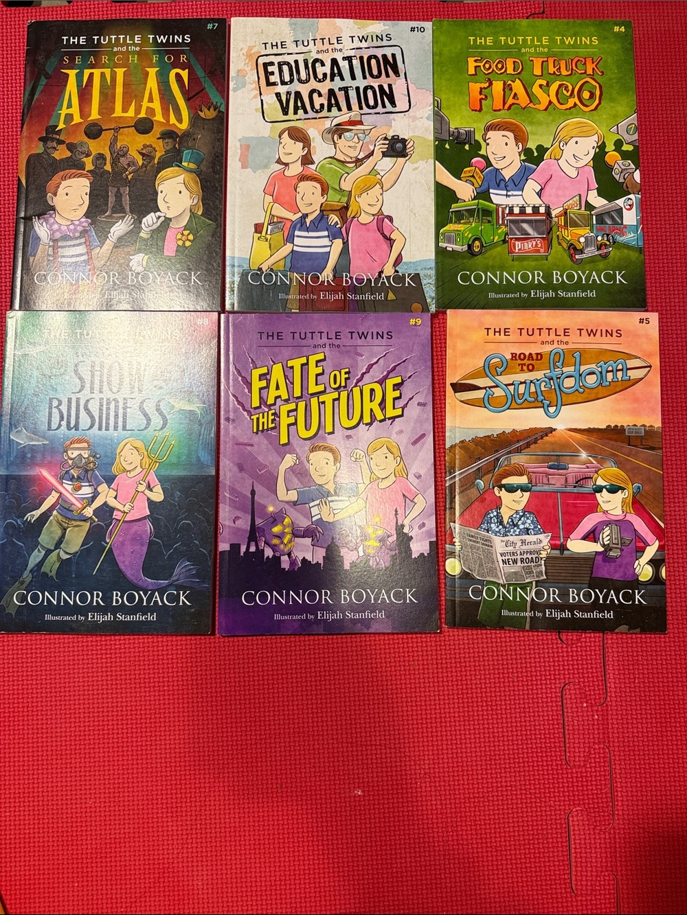 Tuttle Twins 4 5 7 8 9 10 children’s book series lot of 6